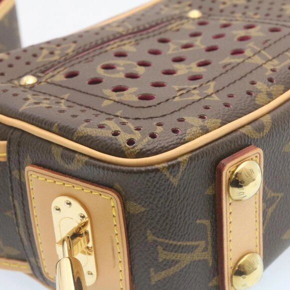 LOUIS VUITTON Monogram Perfo Mini Trocadero Shoulder Bag M95175 LV Auth 28917AV - Picture 4 of 16
